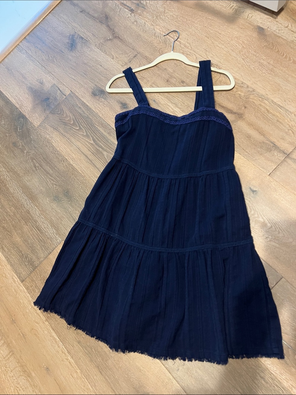 Tommy Bahama Navy Tiered coverup